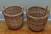 ROUND RATTAN PLANTER