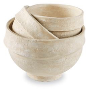 PAPER MACHE BOWL-MED