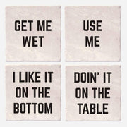 Crude and Rude Coasters