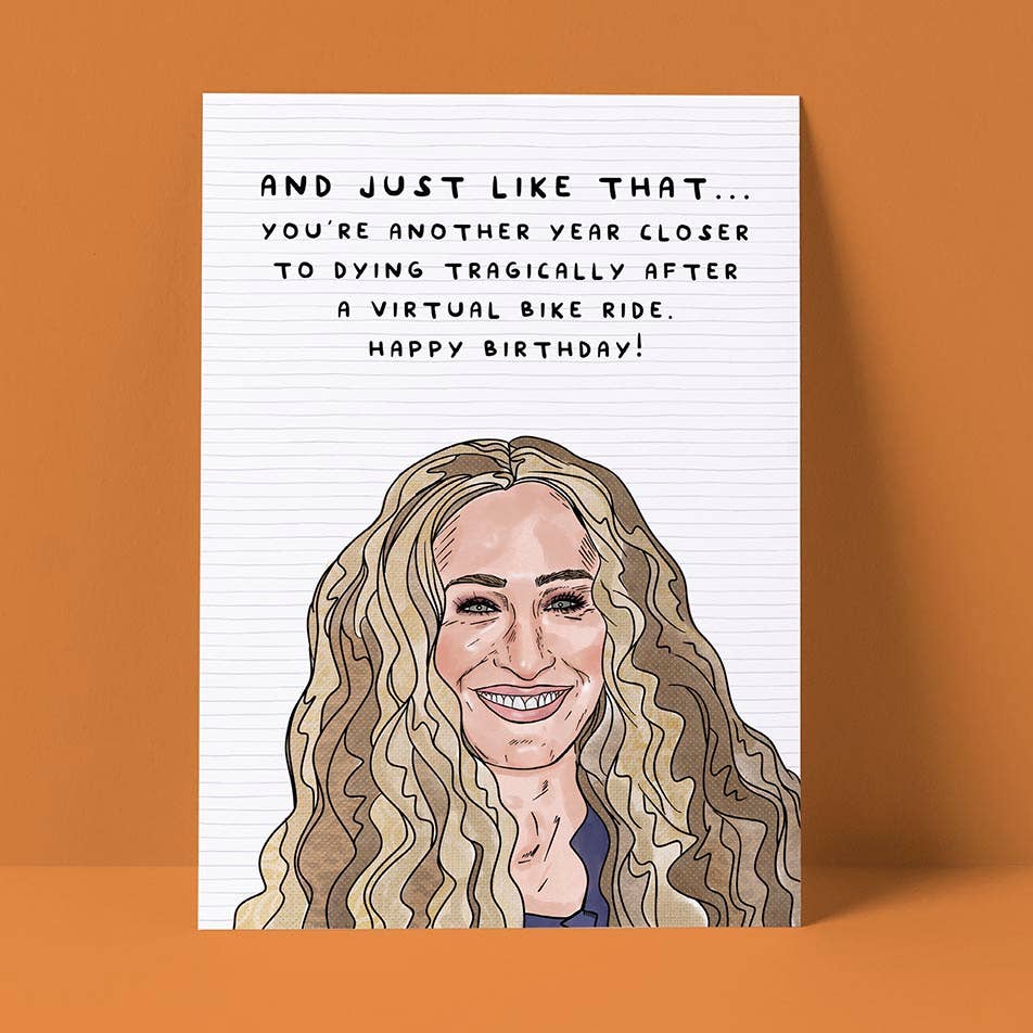And Just Like That Birthday Card