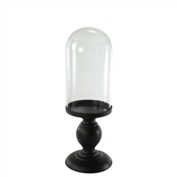 PEDESTAL SMALL W/GLASS DOME