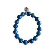 Royal Blue Sesame Jasper Stretch Bracelet
