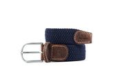 Navy Blue elastic woven belt - Best seller!: Size 1 - 33"/39"