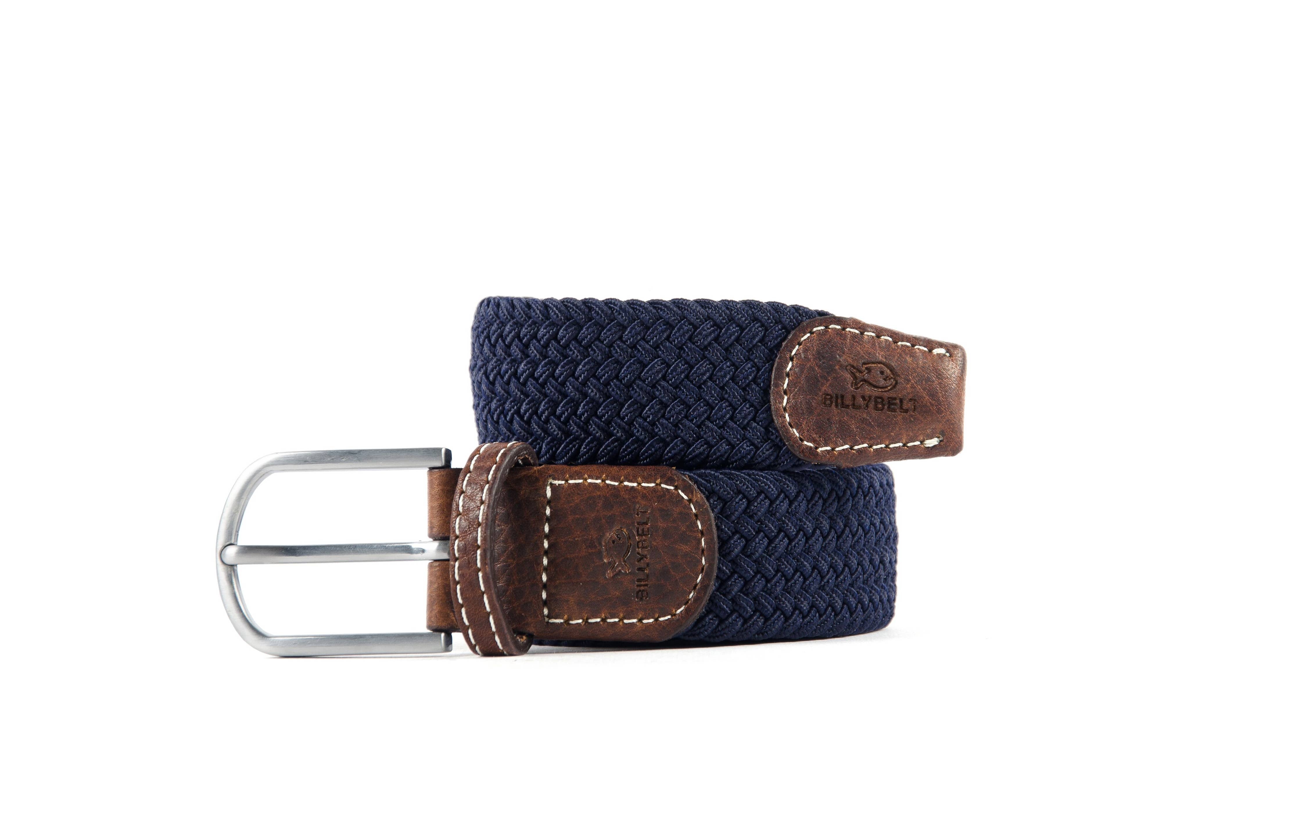 Navy Blue elastic woven belt - Best seller!: Size 2 - 41"/49"
