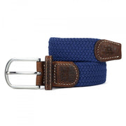 Cobalt Blue elastic woven belt - Must-have!: Size 1 - 33"/39"
