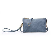 M013 Riley Monogrammable 3 Compartment Crossbody/Wristlet