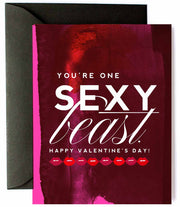 Sexy Beast - Valentine's Day - Funny Love Greeting Card
