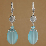 Sea Glass Scallop Earring 1746-SP
