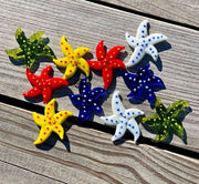 Glass Starfish Sitter Collectible