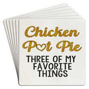 Coaster | Paper 6pk Chicken Pot Pie
