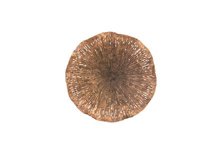 LOTUS WALL ART-SMALL COPPER/BLACK