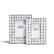 TILED FRAME - BLUE SQUARE - LG