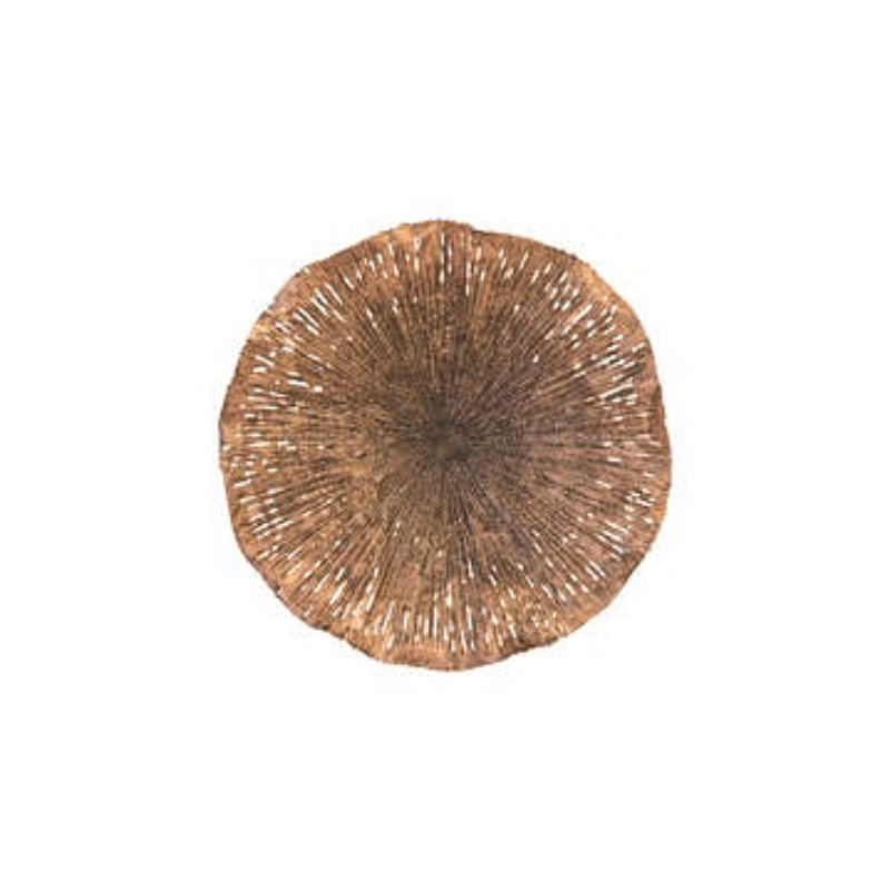 LOTUS WALL ART-MED COPPER/BLACK