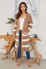 3662-STRIPES-CAMEL: MEDIUM/LARGE