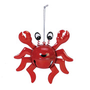 Christmas Crab Jingle Bell Ornament