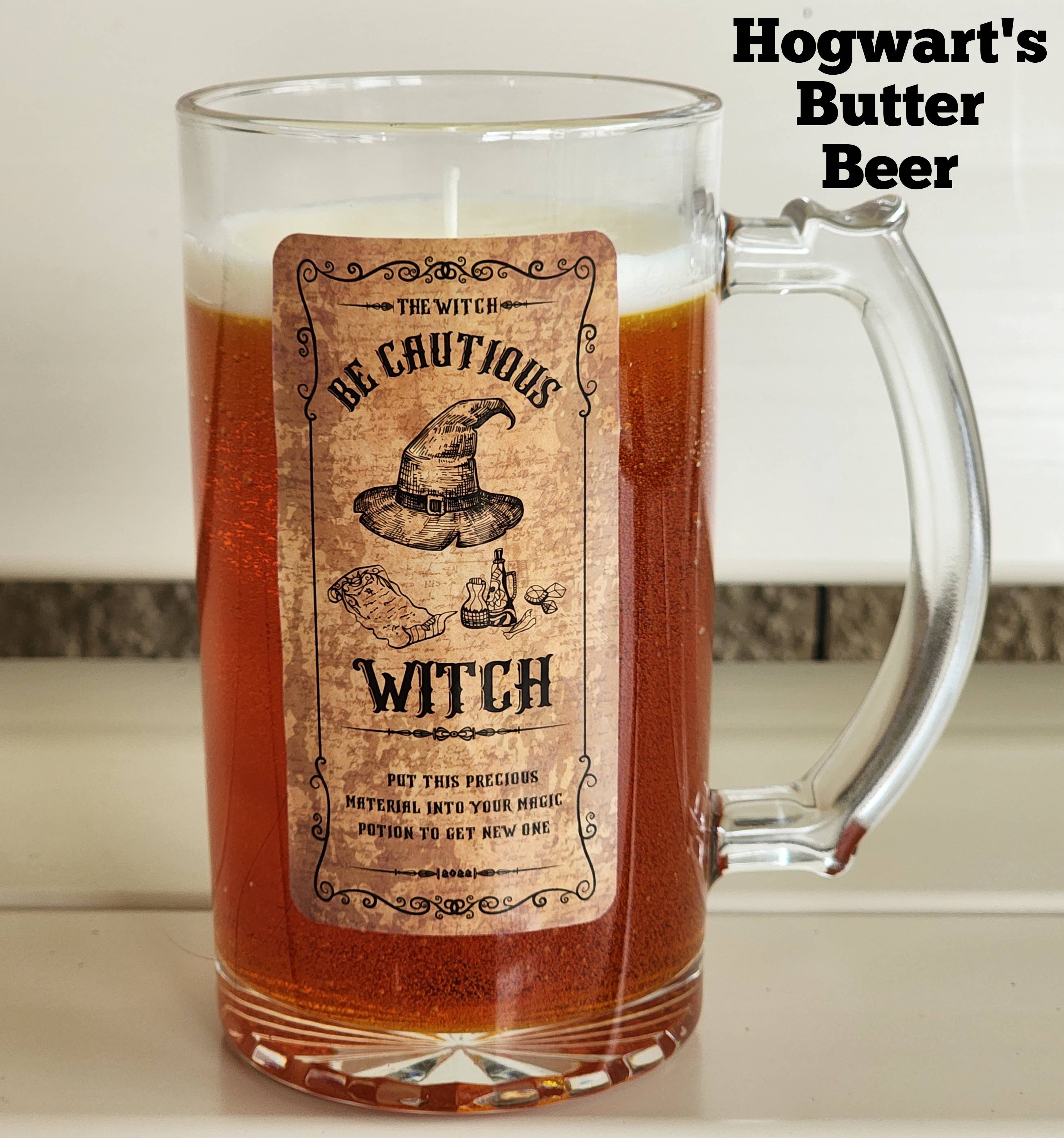 Harry Potter Theme Beer Candle