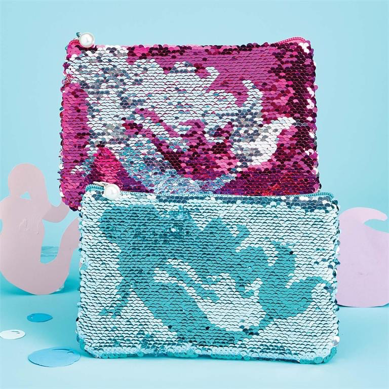 MERMAID ZIPPERED POUCH