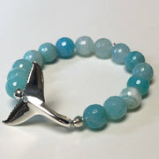 Whale Tail Gemstone Bracelet