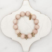 GOLDEN RINGS STRETCH BRACELET-ROSE