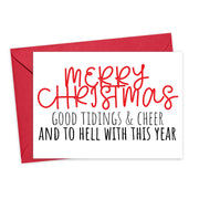 Sassy Christmas Card - Funny Holiday Card - Xmas Gifts