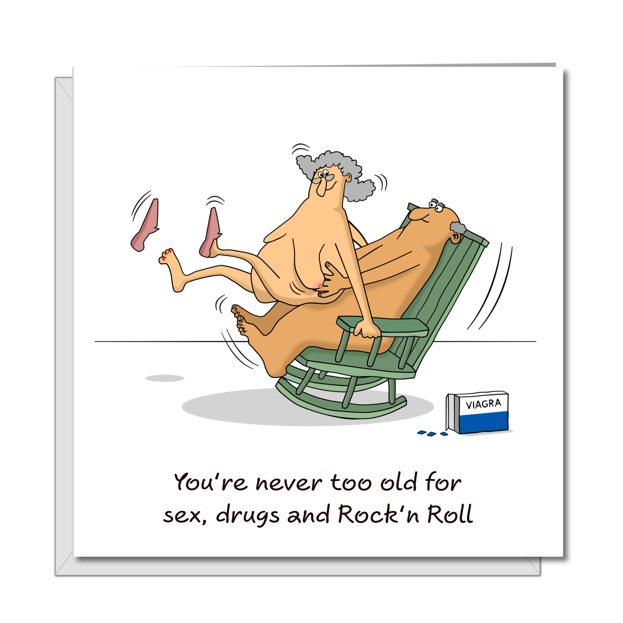 Funny Birthday Card 40th 50th 60th Valentines, Anniversary for Wife, Husband, Mum, Dad or friend. Love and support