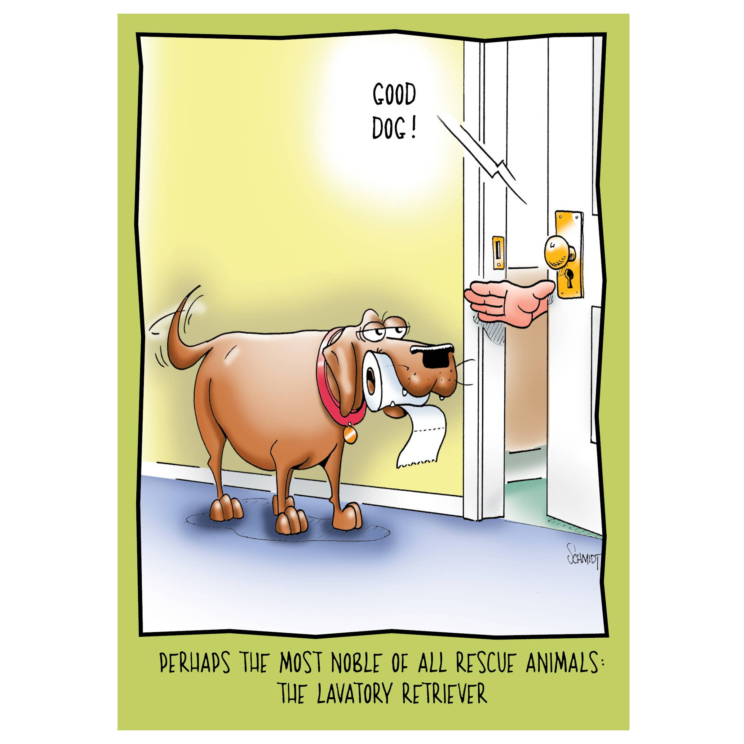 Lavatory Retriever | Funny Birthday Card