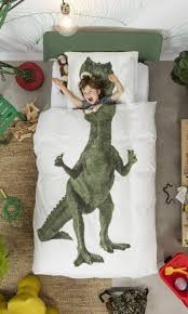DINO DUVET COVER AND 2 PILLOWCASES