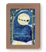 Santa In The Sky Holiday Boxed Cards