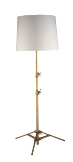 STUDIO FLOOR LAMP IN BRONZE W/NATURAL PAPER SHADE