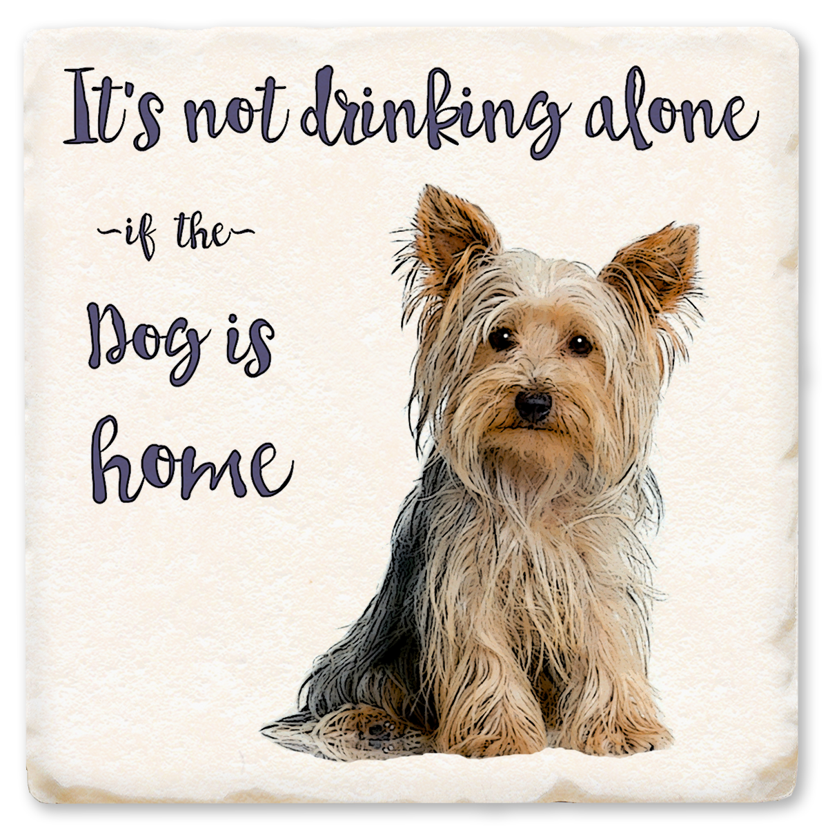 Economy Coaster - It's Not Drinking Alone Dog