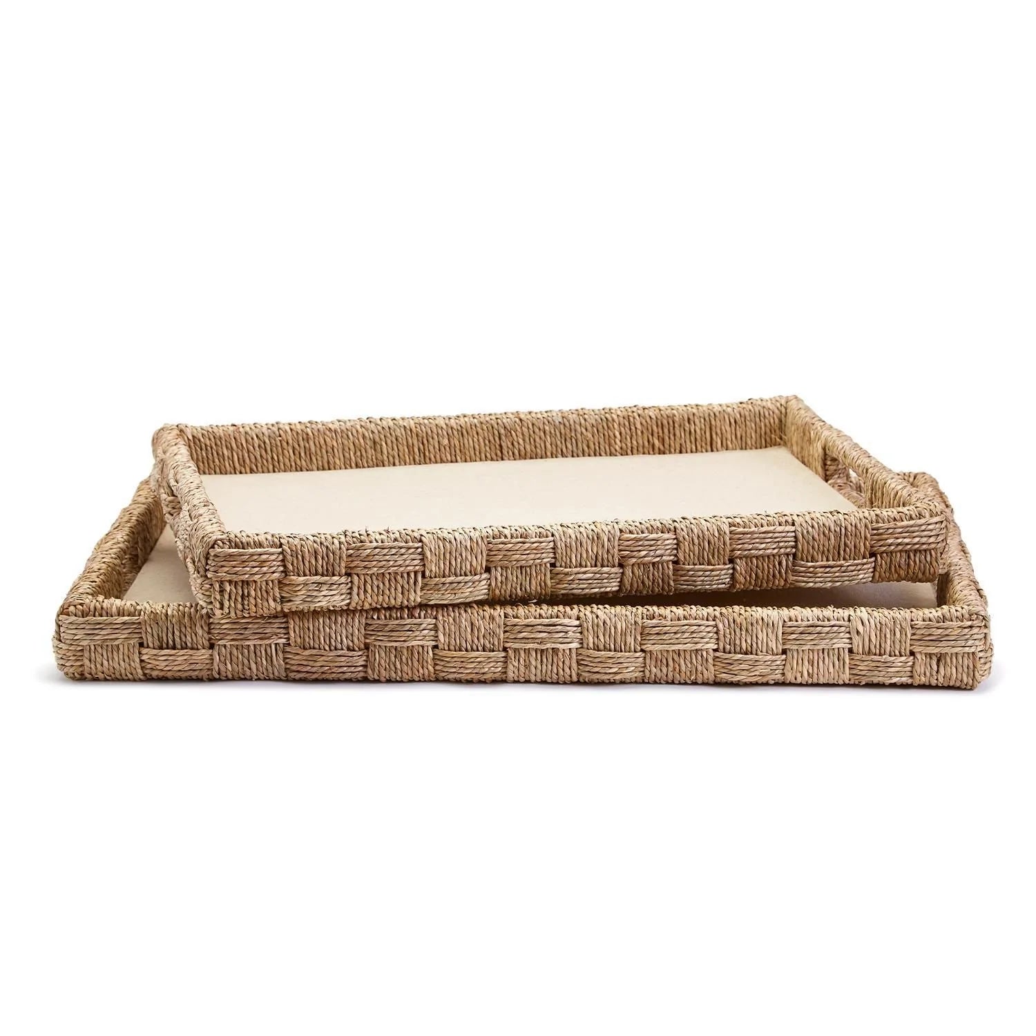 SEAGRASS RATTAN TRAY