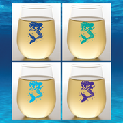 MERMAIDS Shatterproof Wine Glasses