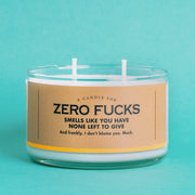 A Candle for Zero Fucks | Funny Candle