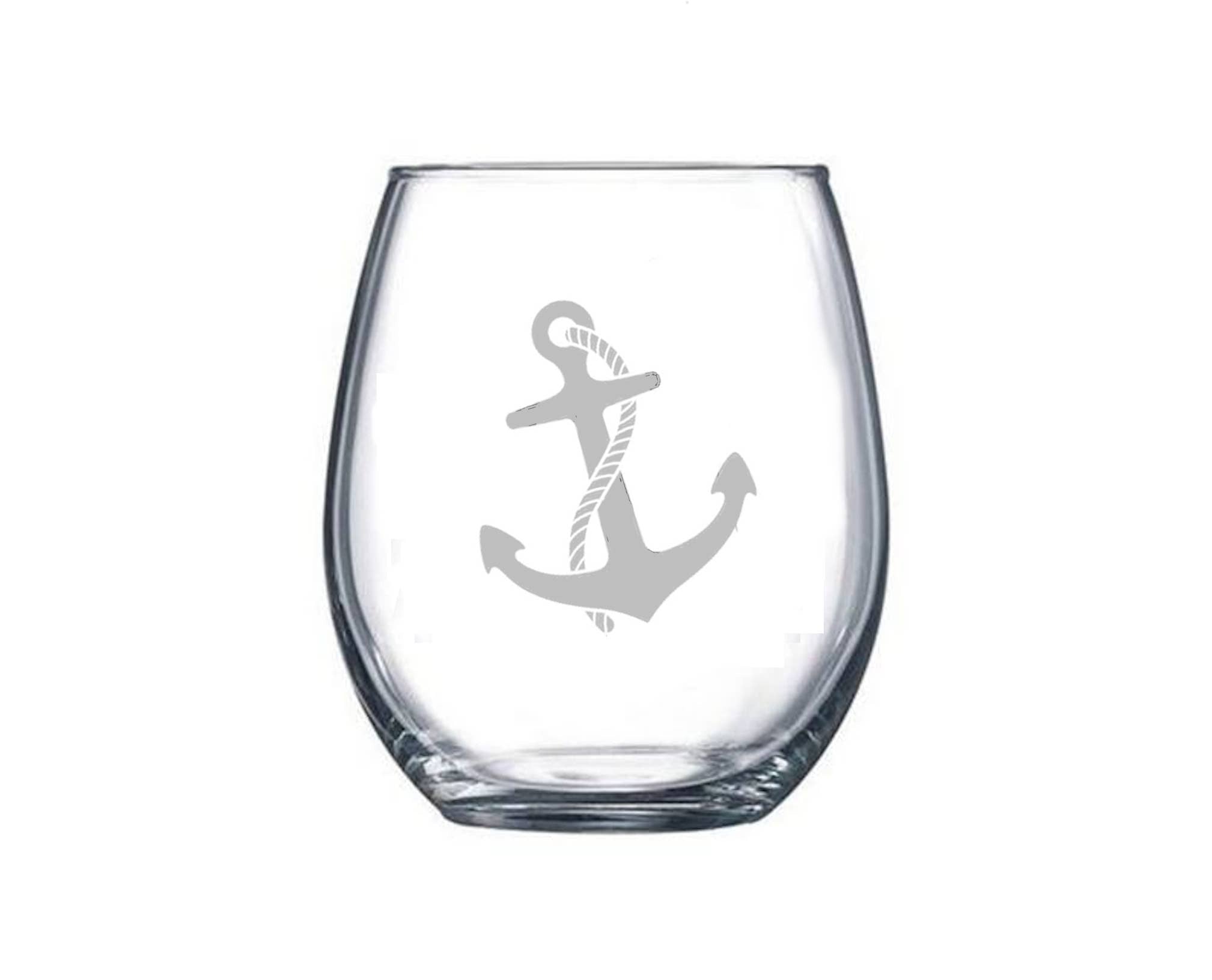 Wine Glass - Tipsy Anchor
