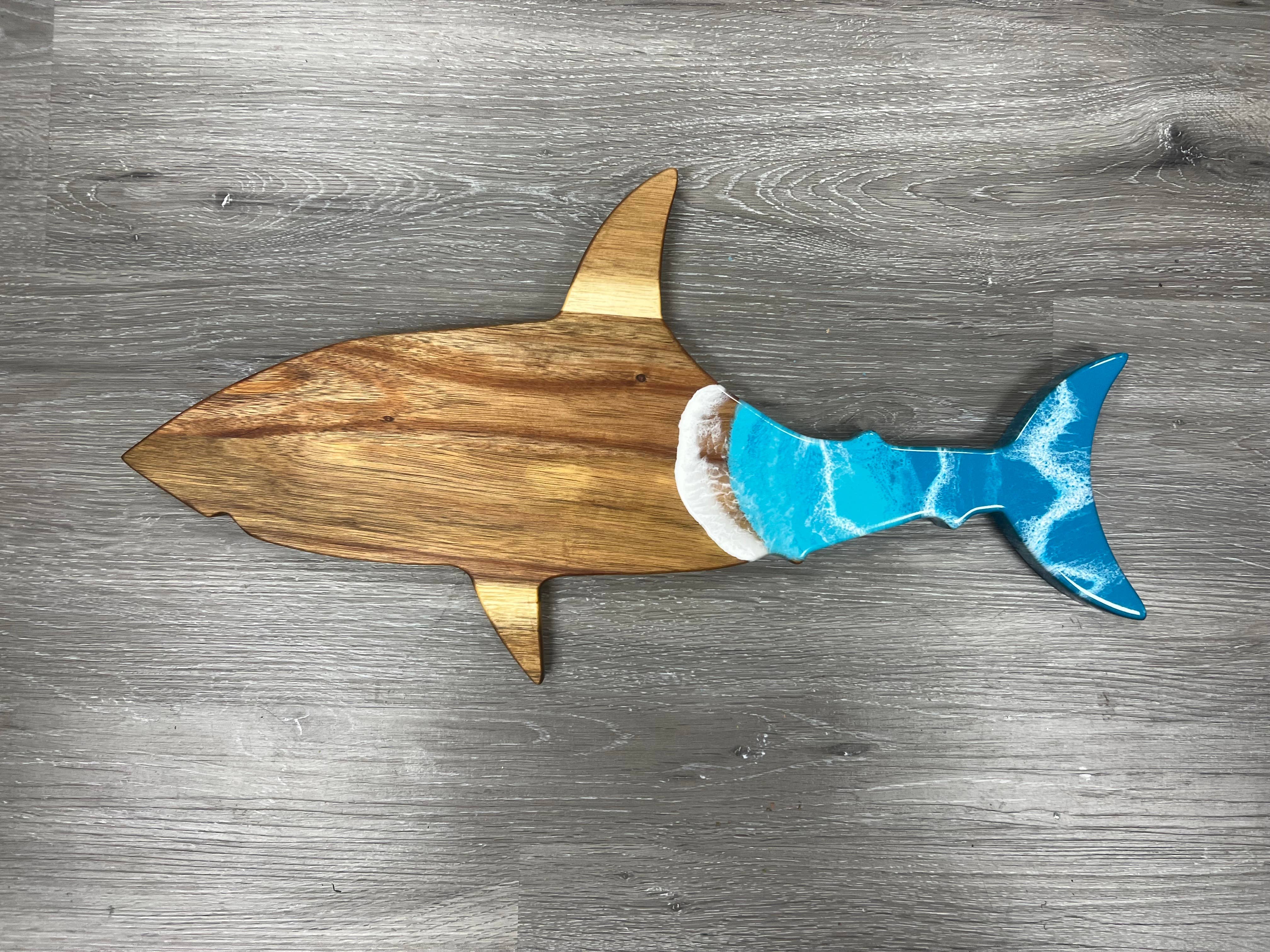 Shark-cuterie and cheese board: Ocean