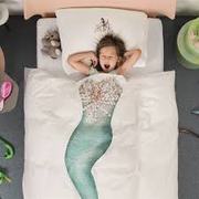 MERMAID DUVET COVER AND 2 PILLOWCASES