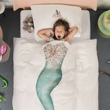 MERMAID DUVET COVER AND 2 PILLOWCASES