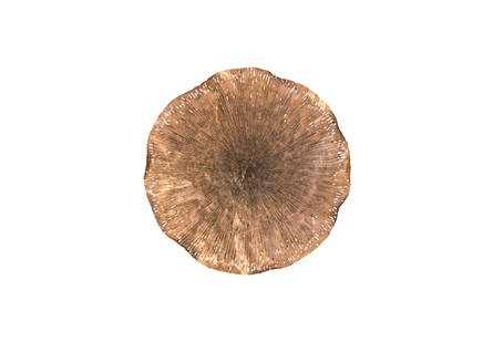 LOTUS WALL ART LG COPPER/BLACK