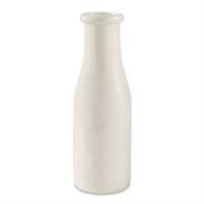 LARGE CERAMIC MILK BOTTLE VASE