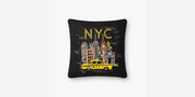 NYC - RP-BLACK / MULTI PILLOW