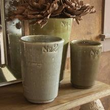 CERAMIC NUMBERED VASE SMALL