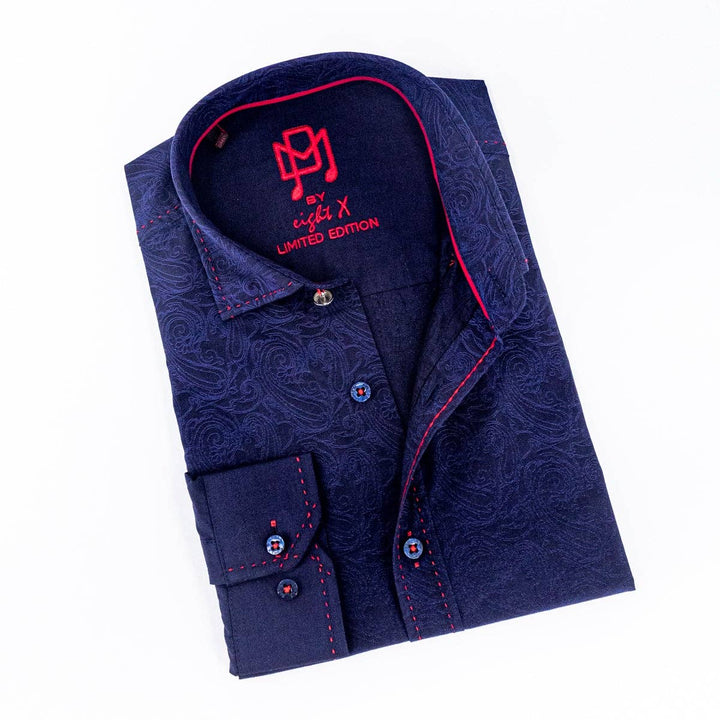 Osiris Jacquard Numbered PM Edition Shirt: NAVY / XL