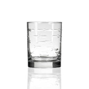 School of Fish Double Old Fashioned Glass 13oz