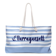 Weekender Tote Bag - Tipsy Anchor w Custom Town