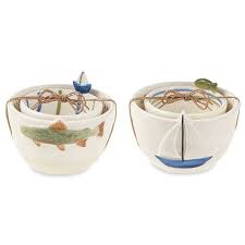 SAILBOAT DIP BOWL  SET