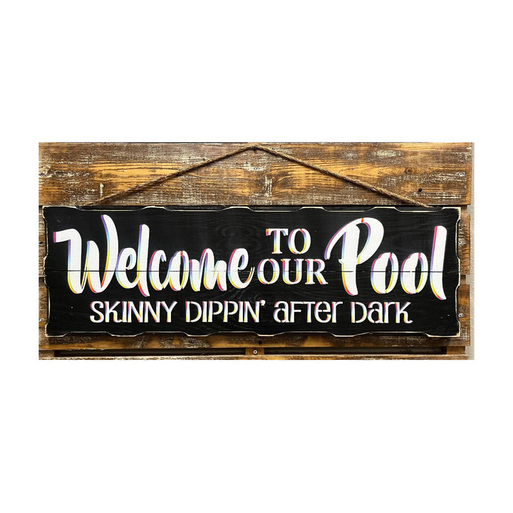 Welcome To Our Pool: Black