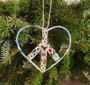 Heart Peace Ornament