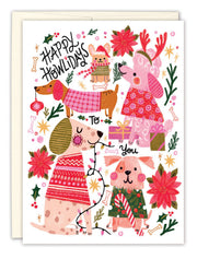 Howliday Dogs Holiday Card