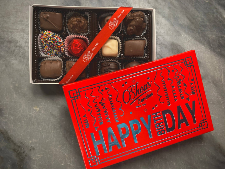 Occasion Gift Box “Happy Birthday” Deluxe Assortment: All Milk Chocolate