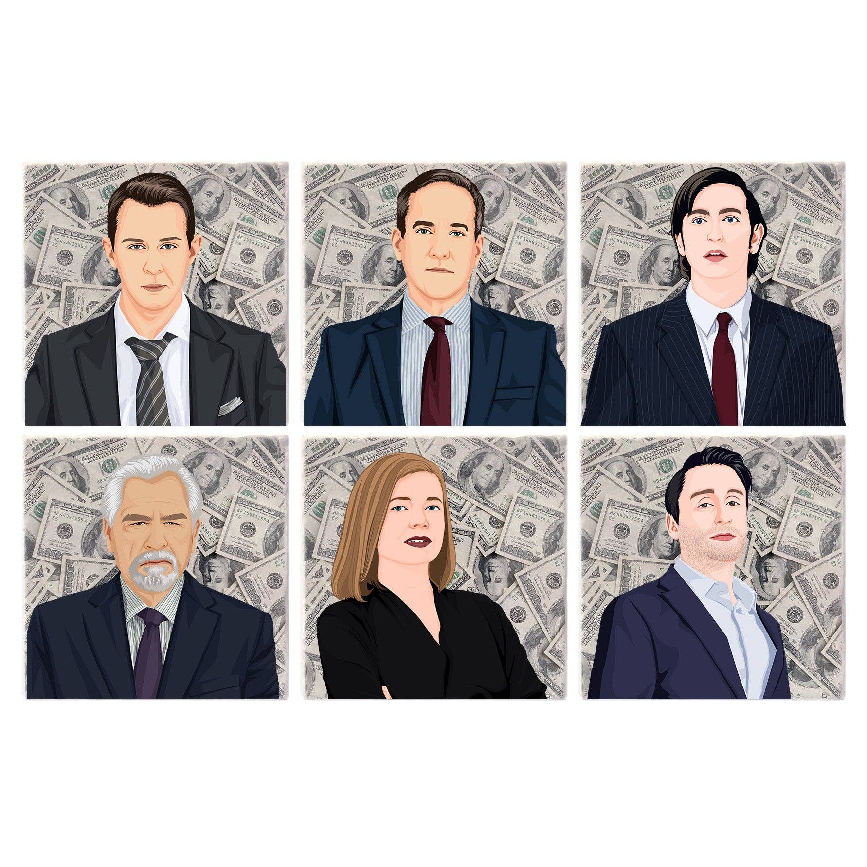 Succession  - Set of 6